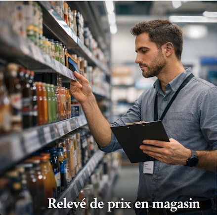 Illustration relevé de prix