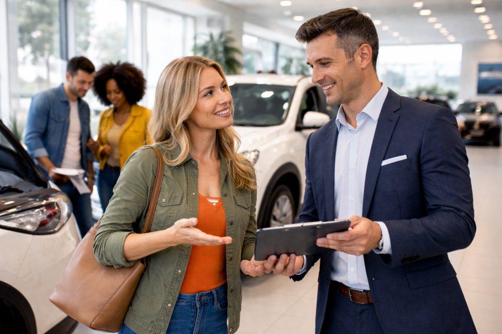 enquête en concession automobile