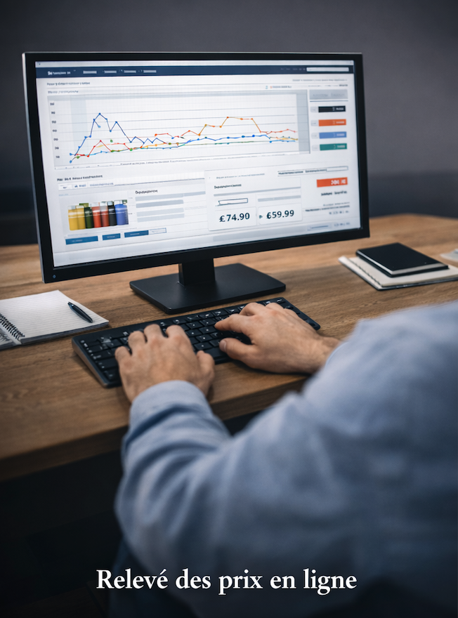 personne relevant des prix sur internet